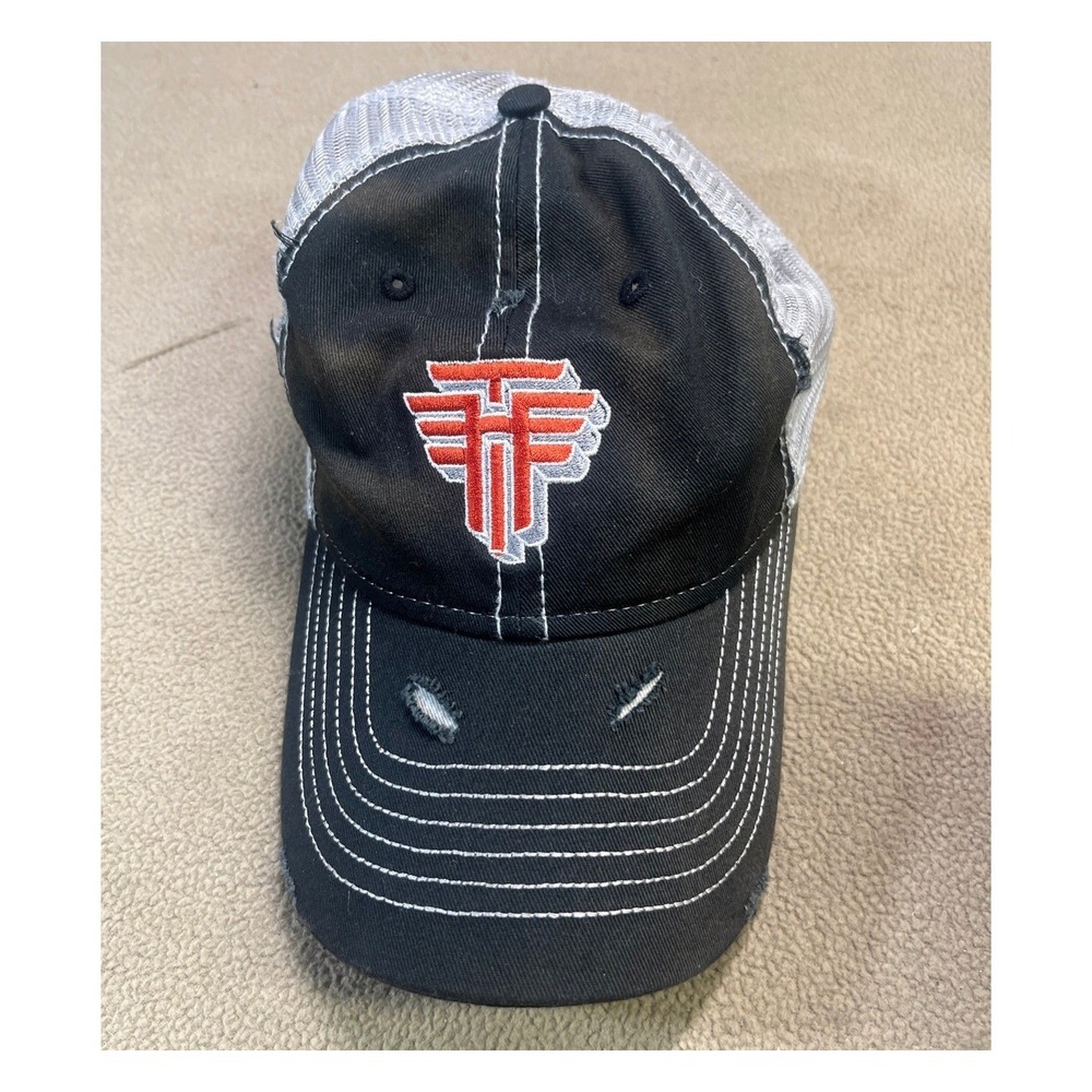 Tim Hawkins Hat Cap Snap Back Black Distressed Trucker Adjustable - Picture 10 of 15
